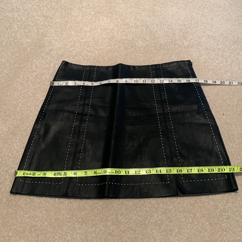 Leeli & Lou Vegan Leather Skirt - Picture 2 of 6